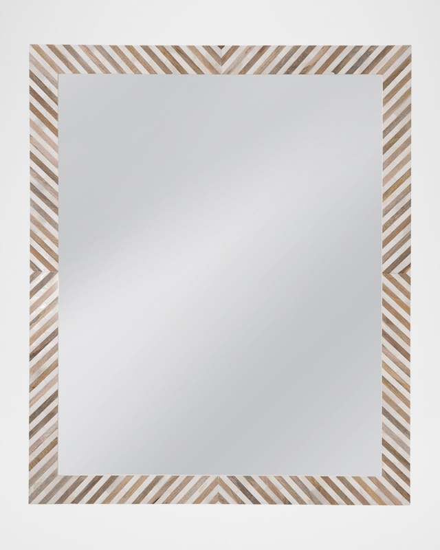 Karl 48" Wood & Resin Wall Mirror